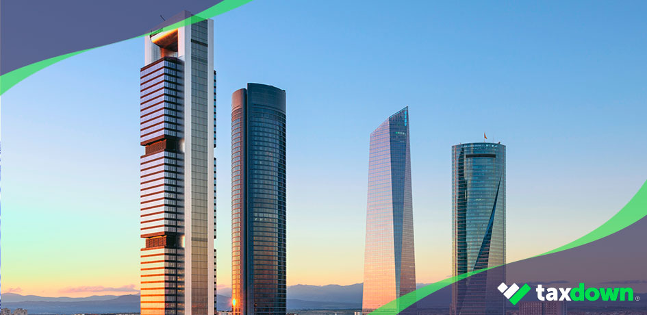 Las 4 torres en Madrid.